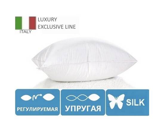 Подушка шелковая MirSon Luxury 0524 универсальная 60х60 см (2200000042347), Цвет: белый, Размер: 60x60, изображение 2