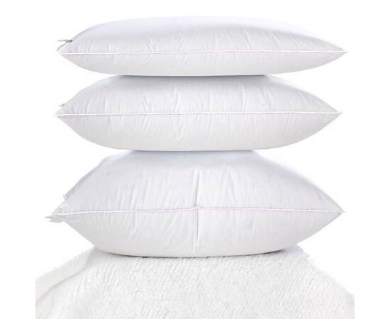 Подушка шелковая MirSon Luxury 0523 средняя 60х60 см (2200000042330), Цвет: белый, Размер: 60x60, изображение 4