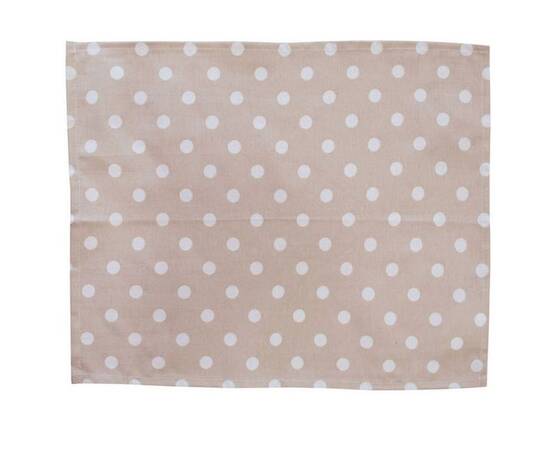 Салфетка 35х45 Горох бежевый Прованс (009464), Тип: салфетки, Цвет: бежевый, Форма скатерти: прямоугольная, Размер: 35x45, изображение 2