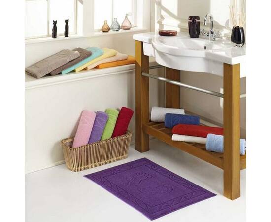 Рушник для ніг HOBBY Hayal 50х70 фіолетовий (301603), Колір: фіолетовий, Розмір: 50x70, зображення 2