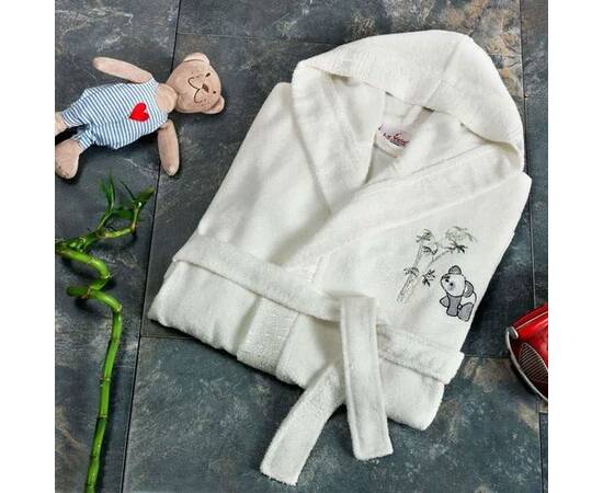 Халат детский Le Vele BLUE, Цвет: голубой, Размер детский: 5-6 лет, изображение 2