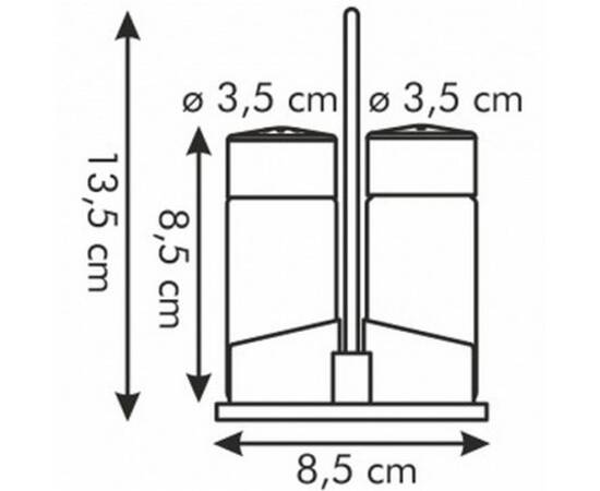 Набір сіль-перець CLUB TESCOMA (650320), зображення 2