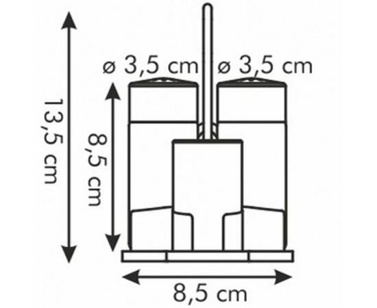 Набір сіль-перець-зубочистки CLUB TESCOMA (650322), зображення 2