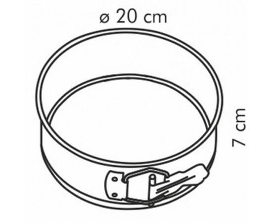 Форма для торта разъемная DELICIA ¤ 20 см TESCOMA (623252)