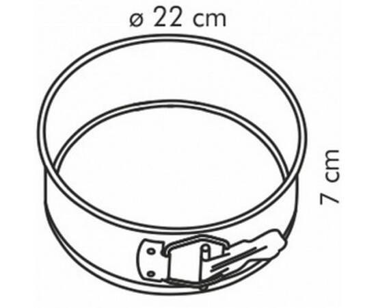 Форма для торта разъемная DELICIA ¤ 22 см TESCOMA (623254), изображение 3