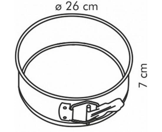 Форма для торта роз'ємна DELICIA ¤ 26 см TESCOMA (623258), зображення 3