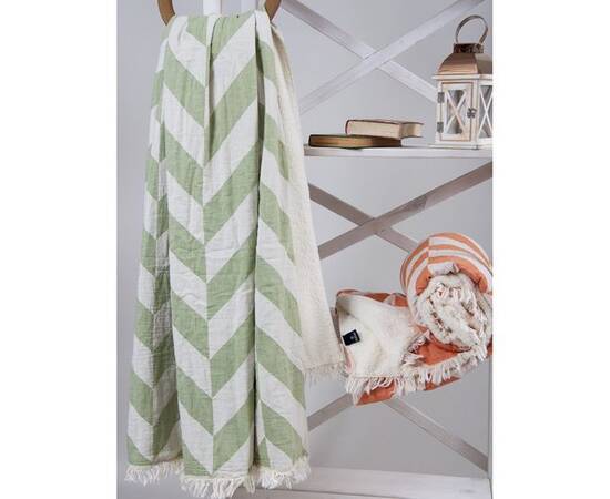 Плед-накидка Barine Fishbone Throw Green Eyes 130x180 (2000022091381), зображення 2