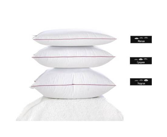 Подушка шелковая MirSon DeLuxe 0539 мягкая 40x60 см (2200000135001), Цвет: белый, Размер: 40x60, изображение 4