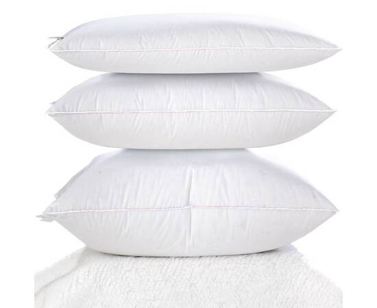 Подушка шовкова MirSon Luxury 0543 середня 40x60 см (2200000135056), Колір: білий, Розмір: 40x60, зображення 4