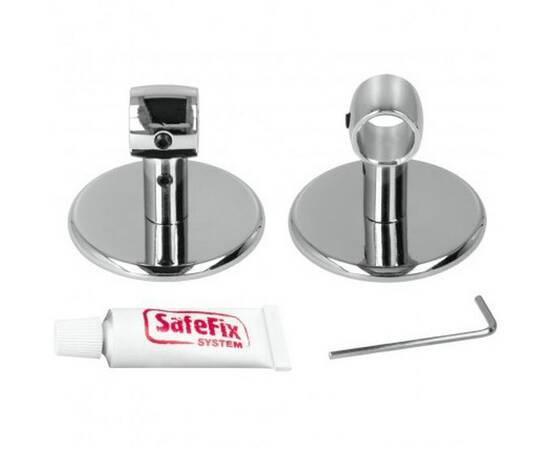 Набір тримачів для рейлінгу LONARDO METALTEX (350302), зображення 2