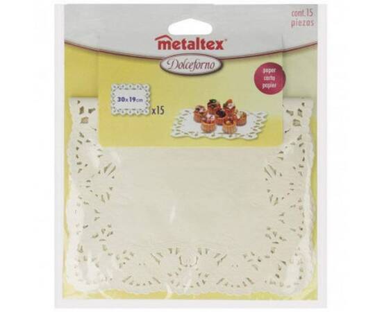 Салфетка для сервировки 30х19 см METALTEX (257765), Тип: салфетки, Цвет: белый, Форма скатерти: прямоугольная, Размер: 30x19, изображение 2