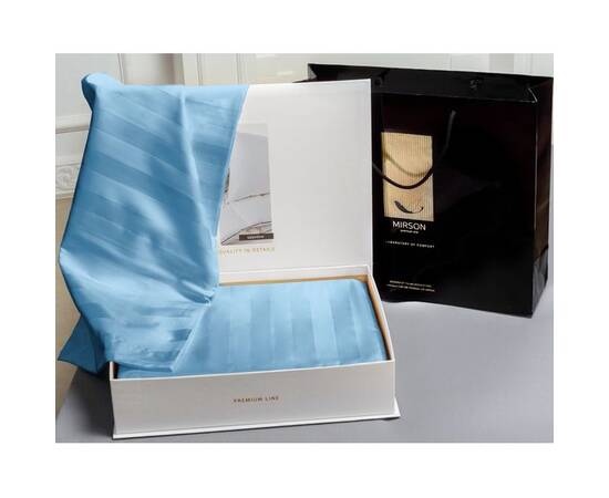 Постельное белье MirSon Сатинстрайп Valentino 110х140 см (2200000242761), изображение 2