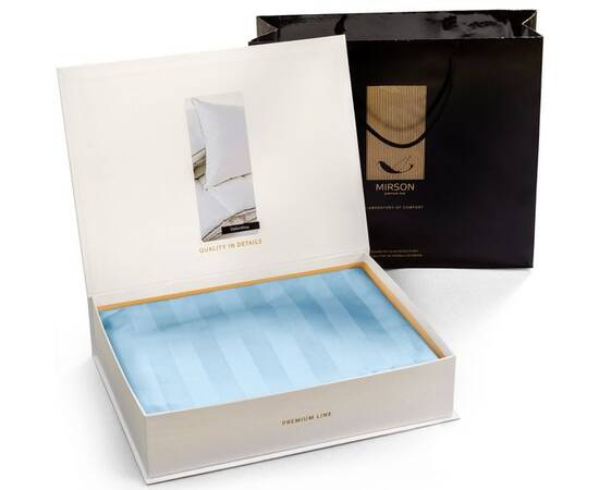 Постельное белье MirSon Сатинстрайп Valentino 110х140 см (2200000242761), изображение 3