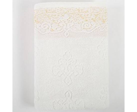 Полотенце Irya Jakarli New Dora ekru молочное 90x150 (2000022184472), Цвет: кремовый, Размер: 90x150, изображение 2
