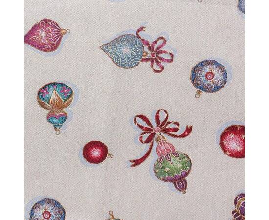 Скатертина гобеленова Ялинкові прикраси 137х180 LiMaSo (RUNNER336V-180)