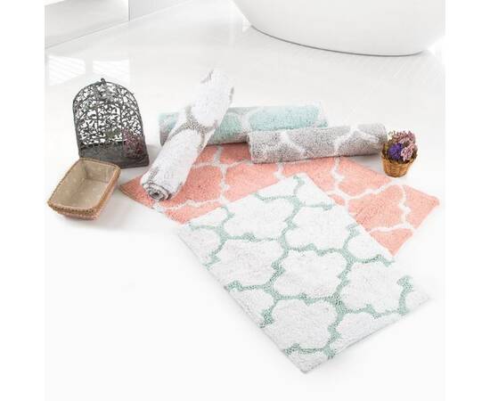 Набор ковриков Irya Bali narcicegi персиковый 50x80+45x60 (2000022195065), Цвет: персиковый, Размер: 50x80, изображение 3