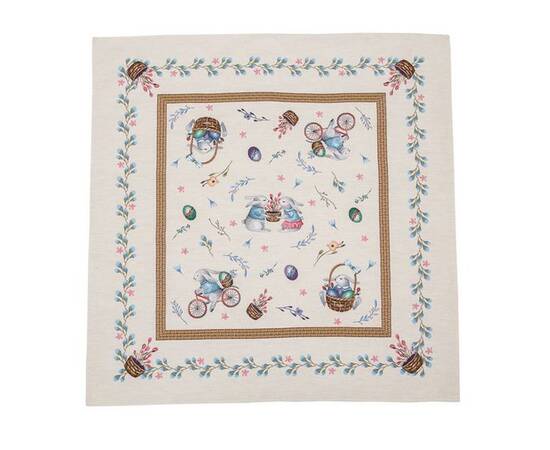 Скатертина гобеленова 137х180 (RUNNER650-180) LiMaSo, Тип: скатертини, Основний колір: блакитний, Форма скатертини: прямокутна, Розмір: 137x180, зображення 2