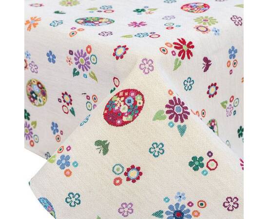 Скатертина гобеленова 137х300 (EDEN274B-300) LiMaSo, Тип: скатерти, Цвет: красный, Форма скатерти: прямоугольная, Размер: 137x300, изображение 2