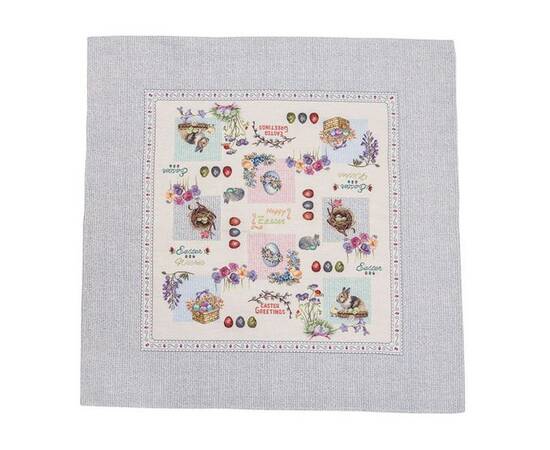 Скатертина гобеленова 97х100 (RUNNER666-100) LiMaSo, Тип: скатертини, Основний колір: блакитний, Форма скатертини: квадратна, Розмір: 97x100, зображення 2