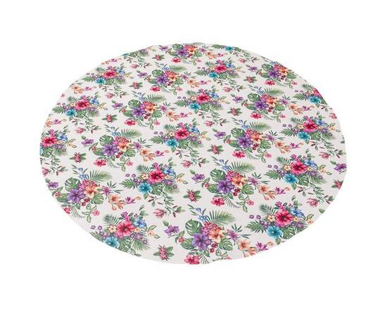 Скатертина гобеленова Тропіки O200 (MARTE048-200D) LiMaSo, Тип: скатертини, Основний колір: зелений, Форма скатертини: кругла, Розмір: Ø200, зображення 2