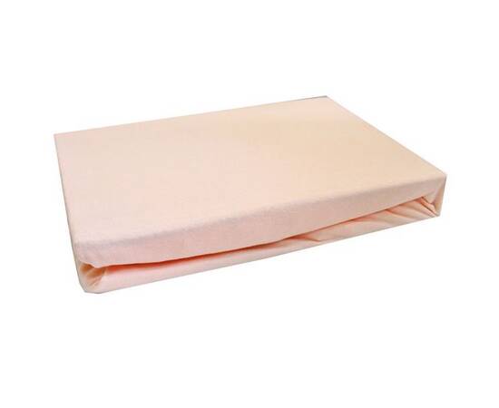 Простирадло на гумці трикотажне 180х200+25 персикове LightHouse (46609), Колір: персиковий, Тип: простирадла на гумці, Розмір: 180x200x25, зображення 2