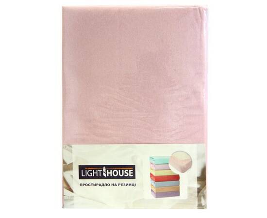 Простирадло на резинці трикотажне 180х200+25 т.рожева LightHouse (46616), Колір: рожевий, Тип: простирадла на гумці, Розмір: 180x200x25, зображення 3