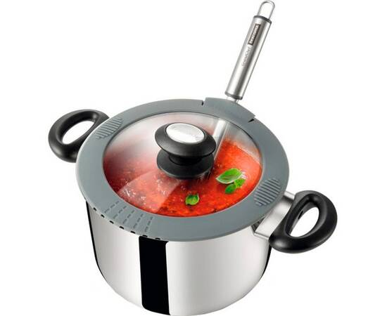 Каструля SmartCOVER ¤24 см 7,0 л TESCOMA (727925), Тип: каструля, Об'єм: 7 л, Колір: срібний, зображення 3