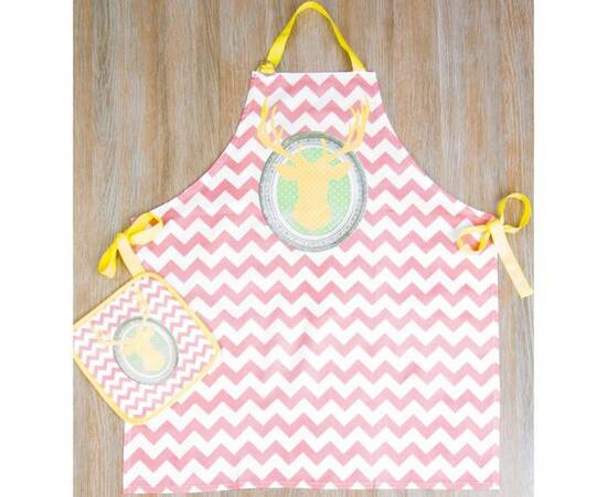 Набор для кухни Barine Geyik фартук + прихватка + рукавица (2000022196628), изображение 2