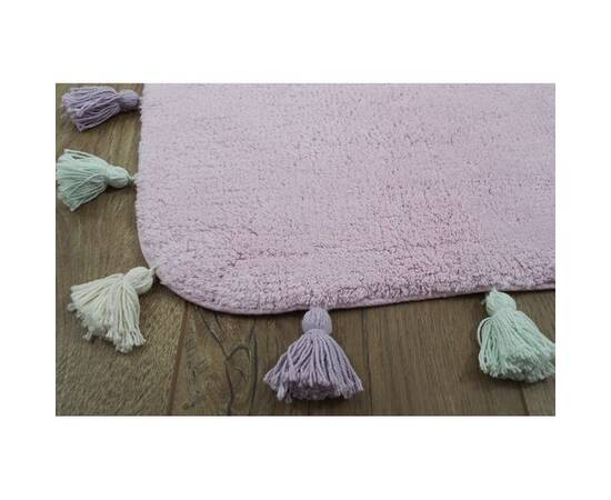 Коврик Irya Lucca pembe розовый 70x110 (svt-2000022213813), Цвет: розовый, Размер: 70x110, изображение 2