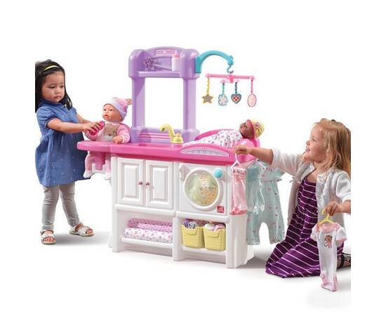 Дитячий стіл-пеленатор для ігор з ляльками LOVE & CARE DELUXE NURSERY, 95х25х80 Step 2 (847100), зображення 5