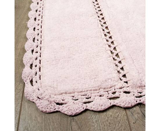 Коврик Irya Lorinda pembe розовый 70x110 (svt-2000022220521), Цвет: розовый, Размер: 70x110, изображение 2