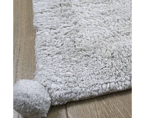 Коврик Irya New Stria gri серый 70x110 (svt-2000022226073), Цвет: серый, Размер: 70x110, изображение 2