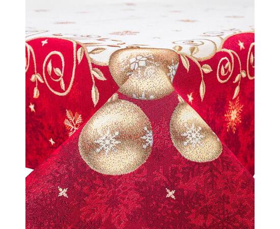 Скатертина гобеленова Новорічне диво 97х100 LiMaSo (RUNNER670-100 (без люрексу))