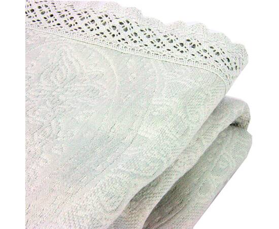 Покривало LightHouse жаккард Shal 240х260 м'ята (49327), Основний колір: зелений, Розмір: 240x260, зображення 2