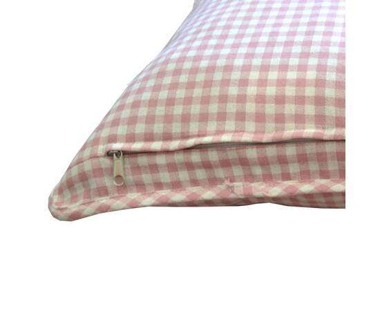 Наволочка декоративна 45х45 Прованс Bella Розова клітинка (013576), Колір: рожевий, Тип: наволочки, Розмір: 45x45, зображення 2
