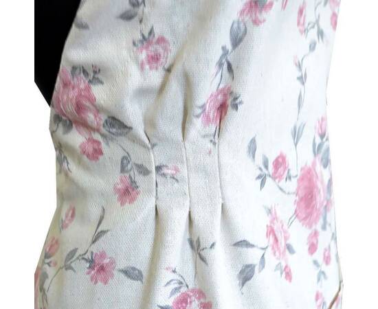 Фартушок Прованс Bella Рожева клітинка/Троянди з мереживом (013529), изображение 2