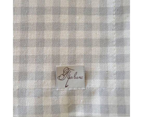 Салфетка 35х45 Прованс Bella Сіра клітинка (013608), Тип: салфетки, Цвет: серый, Форма скатерти: прямоугольная, Размер: 35x45, изображение 2