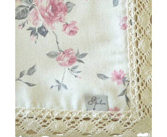 Салфетка 35х45 Прованс Bella Троянди з мереживом (013510), Тип: салфетки, Цвет: розовый, Форма скатерти: прямоугольная, Размер: 35x45, изображение 2