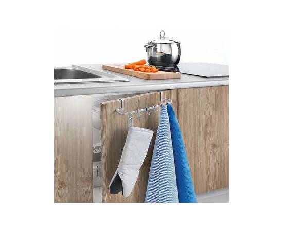 Держатель для столовых приборов с 6-ю крючками 30x5x6c GALILEO METALTEX (350605), изображение 2