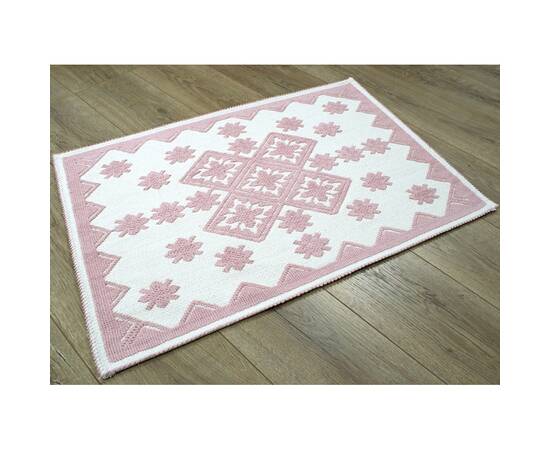 Набор ковриков Irya Culina pudra пудра 60x90+40x60 (svt-2000022238113), Цвет: розовый, Размер: 60x90, изображение 2