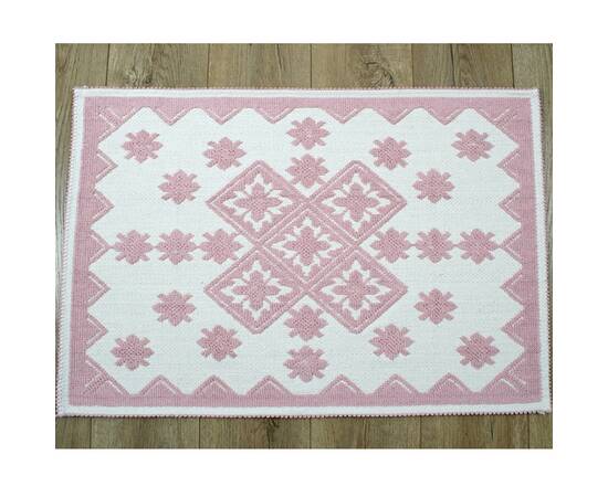 Набор ковриков Irya Culina pudra пудра 60x90+40x60 (svt-2000022238113), Цвет: розовый, Размер: 60x90, изображение 3
