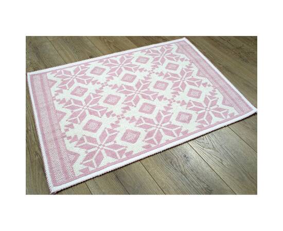 Набор ковриков Irya Marlina pudra пудра 60x90+40x60 (svt-2000022238229), Цвет: розовый, Размер: 60x90, изображение 2