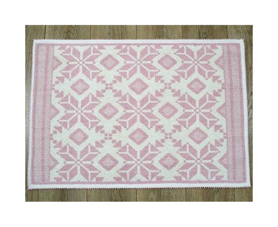 Набор ковриков Irya Marlina pudra пудра 60x90+40x60 (svt-2000022238229), Цвет: розовый, Размер: 60x90, изображение 3