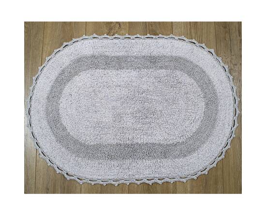 Набор ковриков Irya Vermont a.gri светло- серый 60x90+40x60 (svt-2000022237871), Цвет: серый, Размер: 60x90, изображение 2