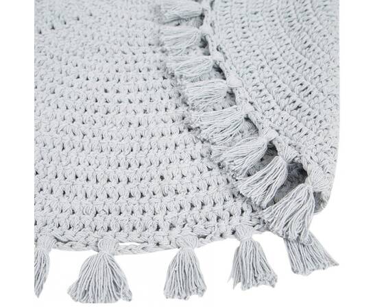 Коврик Irya Olita grey серый 100x100 (svt-2000022242851), Цвет: серый, Размер: Ø100, изображение 2