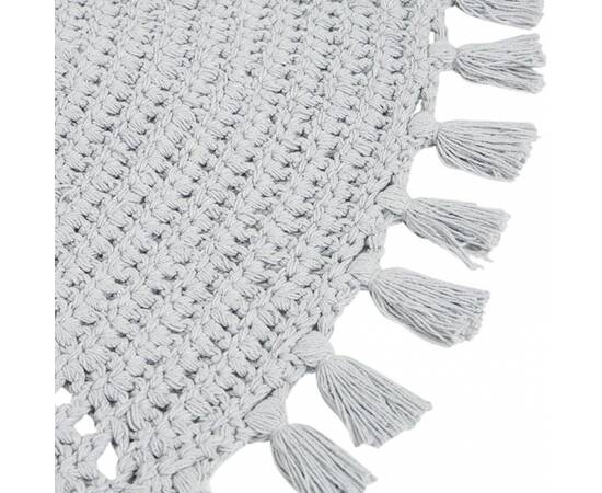 Коврик Irya Olita grey серый 100x100 (svt-2000022242851), Цвет: серый, Размер: Ø100, изображение 3