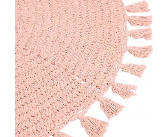 Коврик Irya Olita pink розовый 100x100 (svt-2000022242875), Цвет: розовый, Размер: Ø100, изображение 2