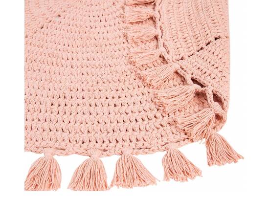 Коврик Irya Olita pink розовый 100x100 (svt-2000022242875), Цвет: розовый, Размер: Ø100, изображение 3