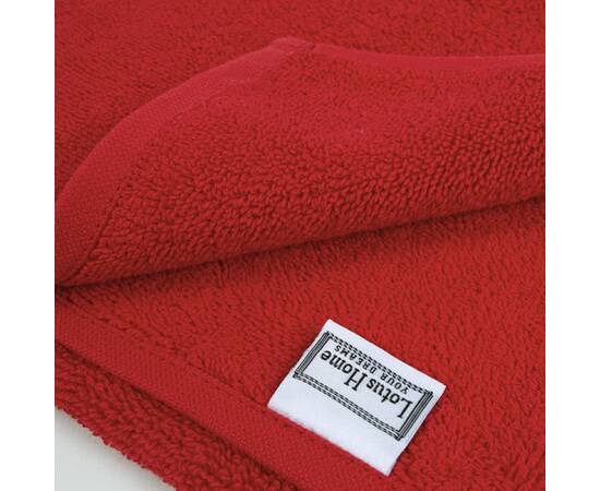 Полотенце Lotus Отель красное 70x140 (20/2) (550 г/м2) (svt-2000022243100), Цвет: красный, Размер: 70x140, изображение 3