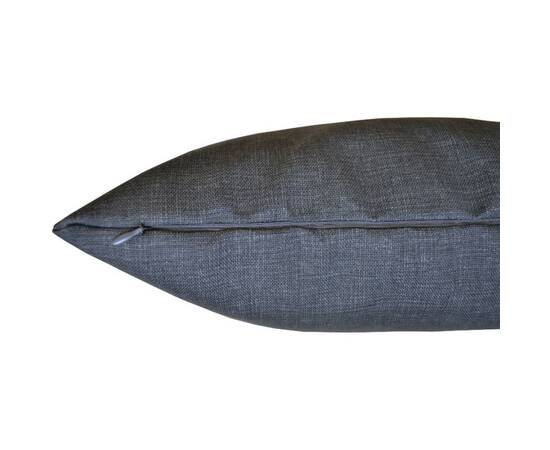 Подушка декоративная 45х45 Stone с кожаным хлястиком Прованс (014954), Цвет: серый, Размер: 45x45, изображение 2